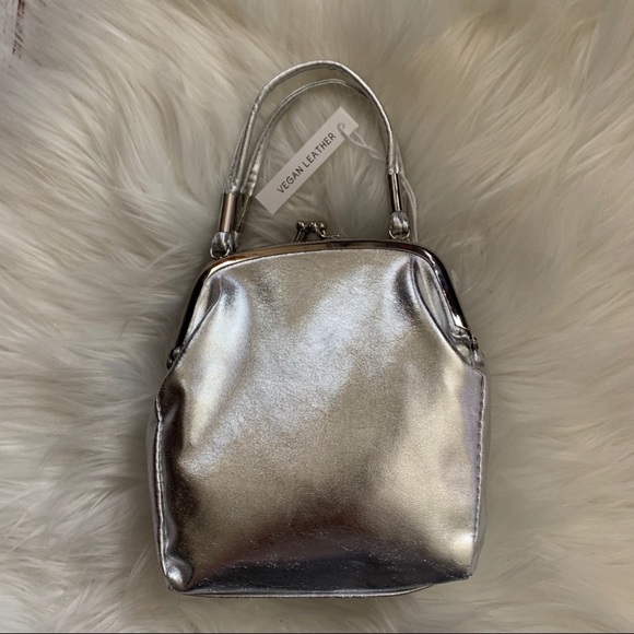 ⚡️SALE⚡️Urban Outfitters Silver Pocket Purse - Picture 1 of 7